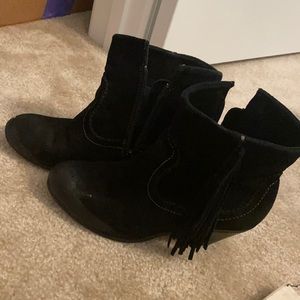 Wide Heel Ankle Boots